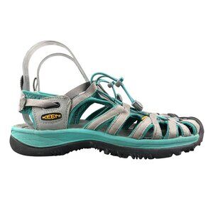 Keen Women's Size 8 Whisper Grey Closed Toe Waterproof Outdoor Sport Sandals